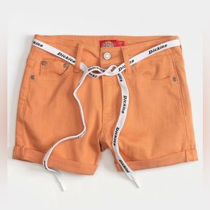 Dickies Shoelace belt Girls Shorts size 16